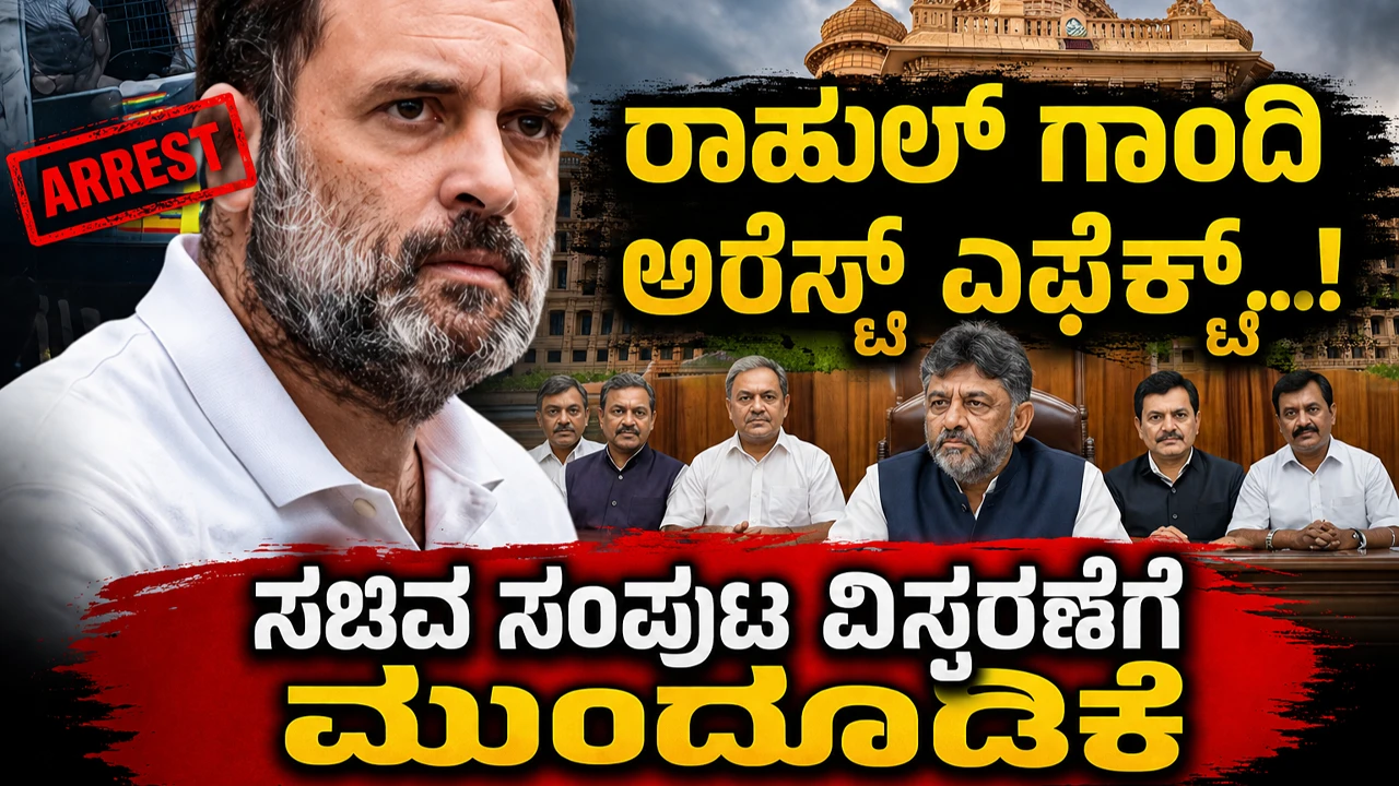 Cabinet expansion postponed due to Rahul Gandhi arrest