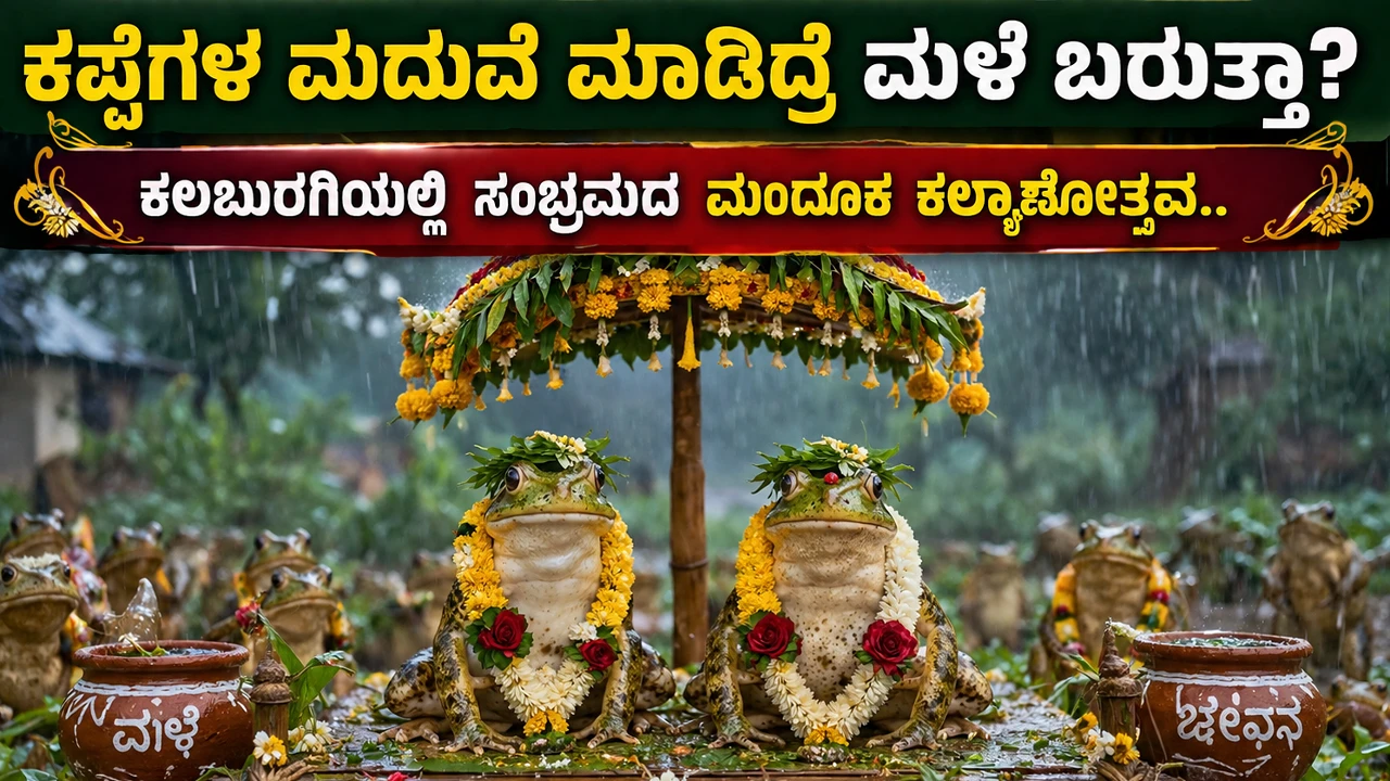 ಮಳೆಗಾಗಿ ಕಪ್ಪೆಗಳ ಮದುವೆ | Frog marrage for Rain