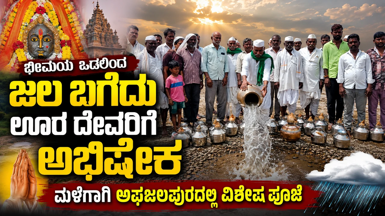 ಅಫಜಪೂರದಲ್ಲಿ ಮಳೆಗಾಗಿ ವಿಶೇಷ ಪೂಜೆ | Special Pooje for rain in Afzalpur